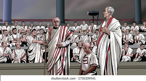 Ancient Rome - Quintus Fabius Maximus is commissioned by the Roman Senate