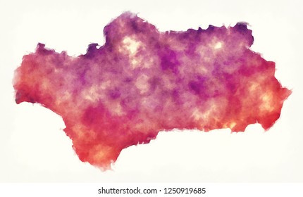 486 Spain map watercolor Images, Stock Photos & Vectors | Shutterstock