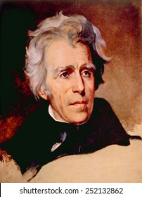 Andrew Jackson (1767-1845), U.S. President (1829-1837), Portrait By Thomas Sully Ca. 1829