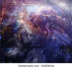 Angel and heavenly composition