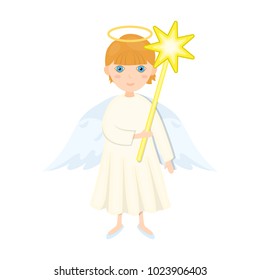 Angel Star Single Icon Cartoon Style Stock Illustration 1023906403 ...