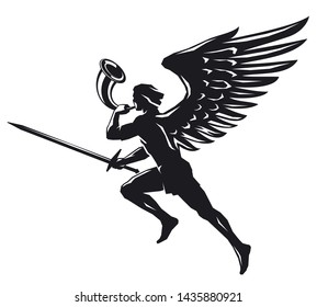 76 Angel running with a flag Images, Stock Photos & Vectors | Shutterstock