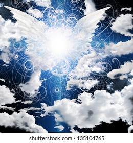 Angel winged