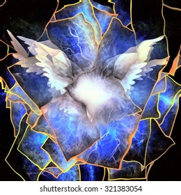 Angelic Wings Abstraction