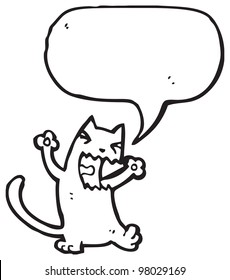 Angry Cat Cartoon Stock Illustration 98029169 | Shutterstock
