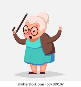 angry-old-woman-brandishing-her-260nw-559389109.jpg