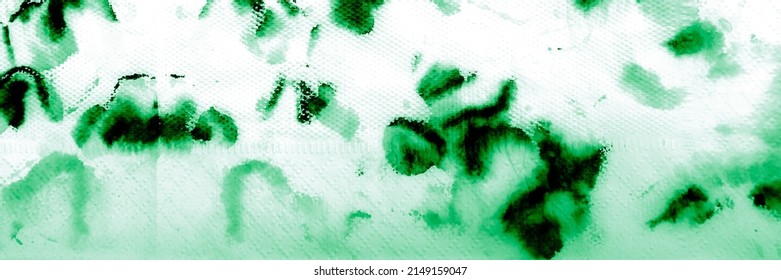 Animal Print Collage. Emerald Small Leopard Print. Green Animal Print Patchwork. White Dye. Stains Cow. Sage Decorative Color Art. Trendy Illustration.