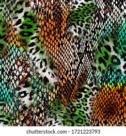 Animal Print Snake Patternleopard Texture Backgroundsnake Stock ...