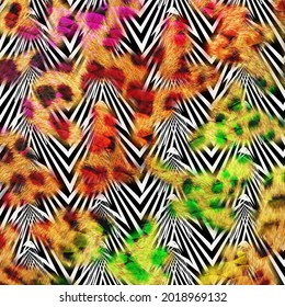 animal skin effect abstract pattern design