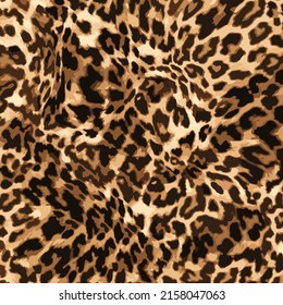 Animal Skin Leopard Pattern Design. Jaguar,zebra,snake,leopard, Cheetah, Panther Fur. Camouflage Background. Scarf Pattern