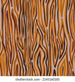animalistic colorful seamless pattern imitating the striped skin of a tiger and zebra. Bright rich bold pattern with a print of African safari animals in colorful stylish mimicking in nature