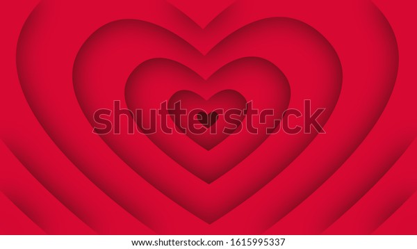 Animated Heart Loop Background Ideal Footage Stock Illustration ...