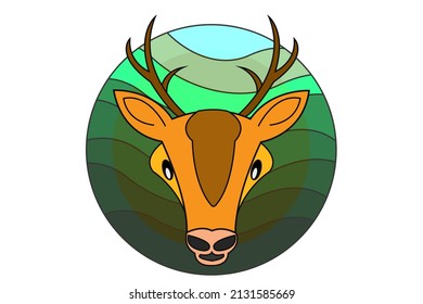 Animated Picture Of An Adult Deer That Already Has A Fairly Large Antler