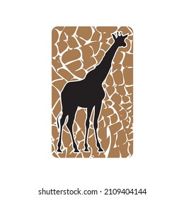 Animated Simple Sign Logo Icon Giraffe