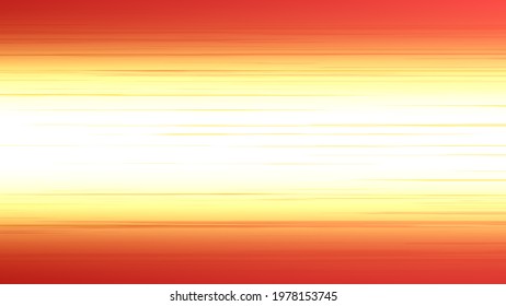 Anime Comic Speed Lines. Anime Motion Horizontal Background. Fast Speed Line Yellow And Red