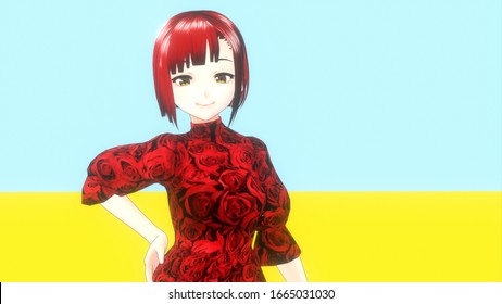 Cute Japanese Cartoon Girl Images Stock Photos Vectors Shutterstock