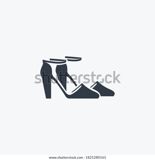 Ankle strap shoes icon
isolated on clean background. Ankle strap shoes icon concept
drawing icon in modern style. illustration for your web mobile logo
app UI design.