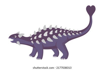 Ankylosaurus Cute Dino Kids Cartoon