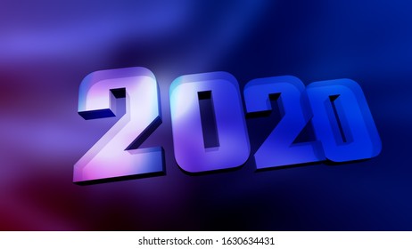 2020 Anniversary Event Screen Background Concept Stock Illustration ...