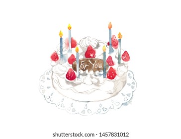 Gateau Anniversaire Bougies Images Photos Et Images Vectorielles De Stock Shutterstock