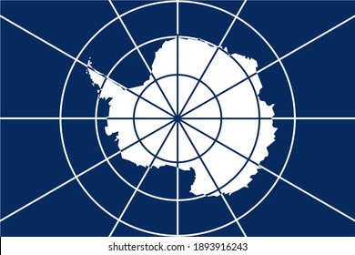 Antartica Flag Country Official Dimensions