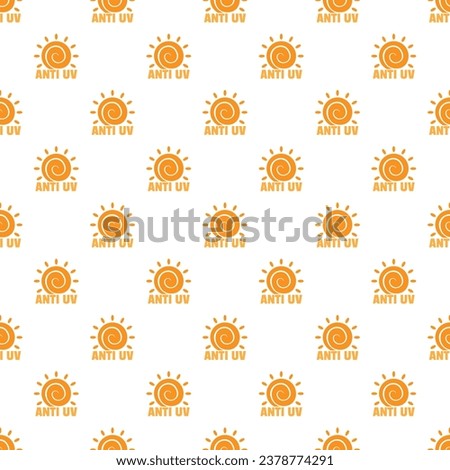 Anti uv sun pattern seamless  repeat for any web design