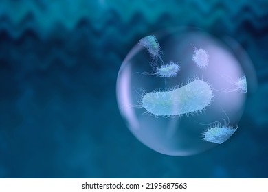 Antibiotic Resistant Bacteria, Resistance, Bacteriology, Infections, 3d Illustration