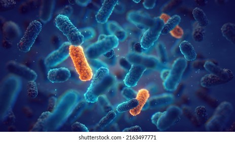 Antimicrobial Resistance (AMR) Occurs When Bacteria Change Over Time And No Longer Respond To Medicines. Genetic Mutation In Bacteria Can Lead To Antibiotic Resistance, 3d Illustration