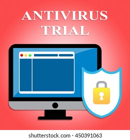 Antivirus Trial Representing Malicious Software And Evaluation