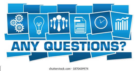 Any Questions Concept Image Text Related Stock Illustration 1870439974 ...