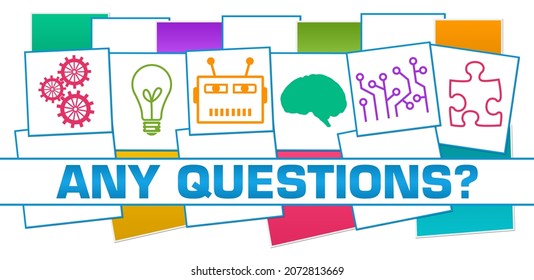 Any Questions Concept Image Text Related Stock Illustration 2072813669 ...