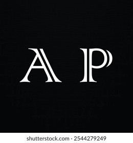 AP Logo design vector template image