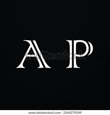 AP Logo design vector template image