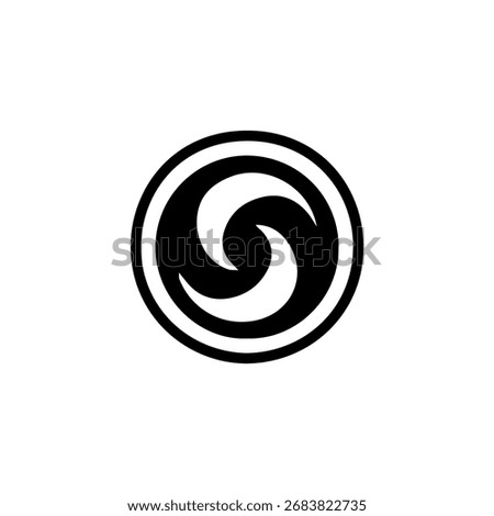 Aperture flat simple vector icons illustration