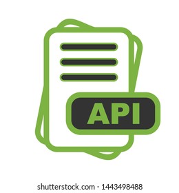 Api file format icon Images, Stock Photos & Vectors | Shutterstock