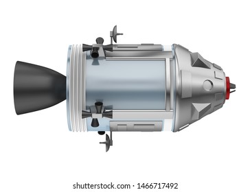 Apollo Command And Service Module Isolated. 3D Rendering