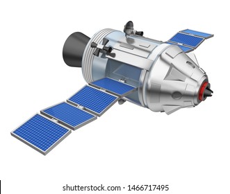 Apollo Command And Service Module Isolated. 3D Rendering