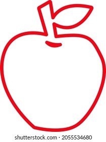 Apple Icon Friut Sign Design