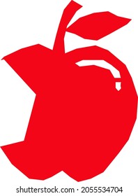 Apple Icon Friut Sign Design