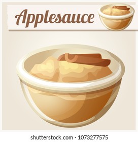 Applesauce. Detailed Icon. Series Of Food And Drink And Ingredients For Cooking.