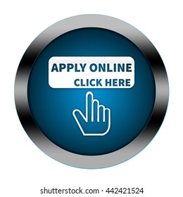 Apply Online Button Isolated.