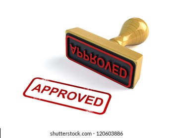 Approved stamp