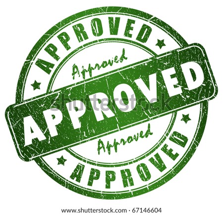 Approved stamp