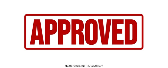 Approved Stamp Label for Documents