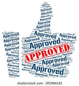 Approved word cloud concept