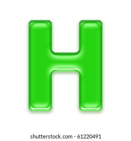 Aqua Letter H Stock Illustration 61220491 | Shutterstock