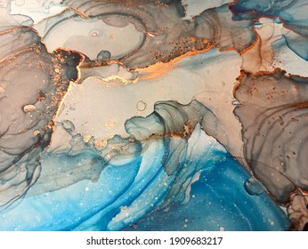 Aquamarine Marble Print Patterns. Aqua Watercolor Background. Waves Marbled. Turquoise Oil Paint Wall. Indigo Free Watercolors. Abstract Painted Texture. Inked Texture.