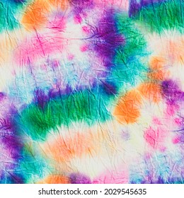 Aquarelle Dirty Pattern. Asian Handmade Decor. Colorful Tie Dyed Drawing Brush. Craft Abstract Background. Tie Dye Oil Artwork Dyed Template. Acrylic Splash Batik Stains.