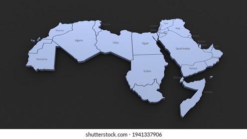 13,049 3d Arab Countries Map Images, Stock Photos & Vectors | Shutterstock