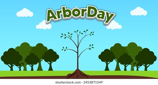 arbor day illustration high definition image - Powered by Shutterstock